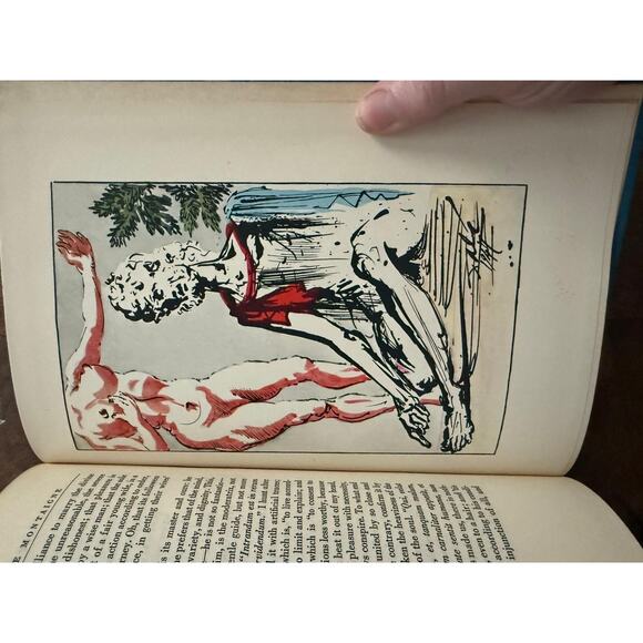 ESSAYS OF MICHEL DE MONTAIGNE, 1947. ILLUSTRATED, HAND SIGNED/NUMBER 590/1000 - Picture 15 of 16